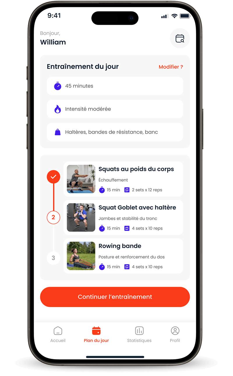 App Hoop N'Fit - Entraînement